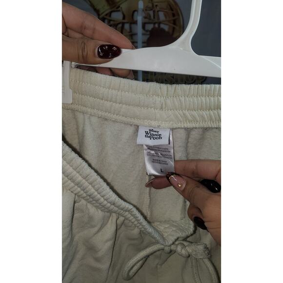 Disney Winnie the Pooh Women’s Yellow Sweatpants Size Large Jogger Style - Picture 5 of 5